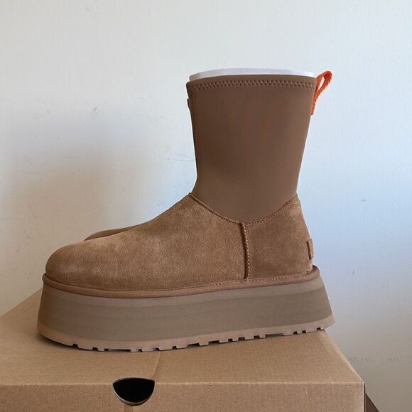 UGG Classic Dipper Boots Chestnut USA Women Size 9/UK 7/EU 40 - Picture 9 of 14